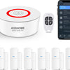 AgsHome Alarme maison sans Fil Intelligent WiFi - Alarme de Porte - B-8pack(w2a)