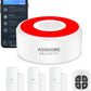 AgsHome Alarme maison sans Fil Intelligent WiFi - Alarme de Porte